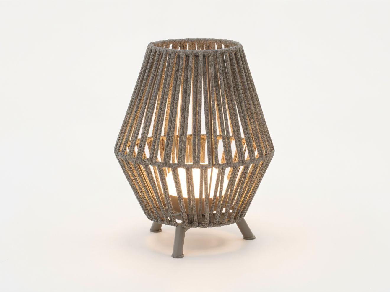 New Garden Conta LED-Tischlampe aufladbar dimmbar ø 25