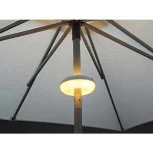 New Garden Lima LED-Sonnenschirmlampe aufladbar dimmbar ø 17