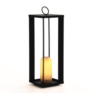 New Garden Siroco LED-Laterne aufladbar dimmbar ø 18 cm (h: 50 cm)