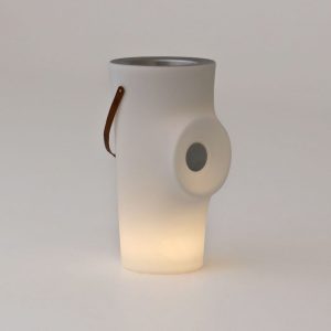 New Garden Woody LED-Außenlampe aufladbar dimmbar ø 39 cm (h: 70 cm)