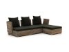 ROUGH-B Chaiselongue Lounge-Set 4-teilig