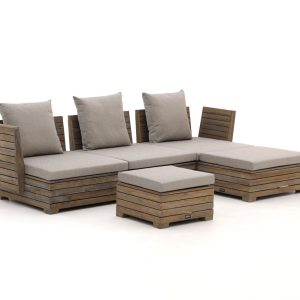 ROUGH-B Chaiselongue Lounge-Set 5-teilig