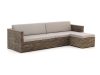 ROUGH-C Chaiselongue Lounge-Set 3-teilig