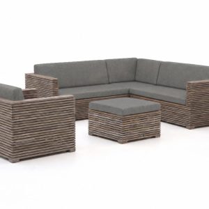 ROUGH-C Ecklounge-Set 5-teilig 6-Sitzer