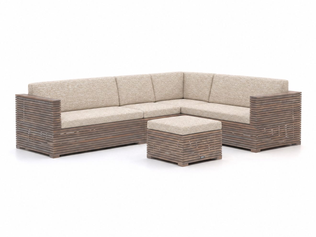 ROUGH-C Ecklounge-Set 5-teilig 6-Sitzer
