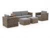 ROUGH-C Sessel-Sofa Lounge-Set 5-teilig