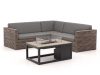 ROUGH-C/Cosiraw Ecklounge-Set mit Feuertisch 4-teilig