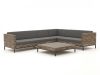 ROUGH-D Ecklounge-Set 5-teilig 6-Sitzer