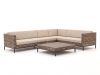 ROUGH-D Ecklounge-Set 5-teilig 6-Sitzer