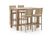 ROUGH-S/ROUGH-X 135 cm Gartenbar-Set 5-teilig