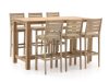 ROUGH-S/ROUGH-X 180 cm Gartenbar-Set 7-teilig