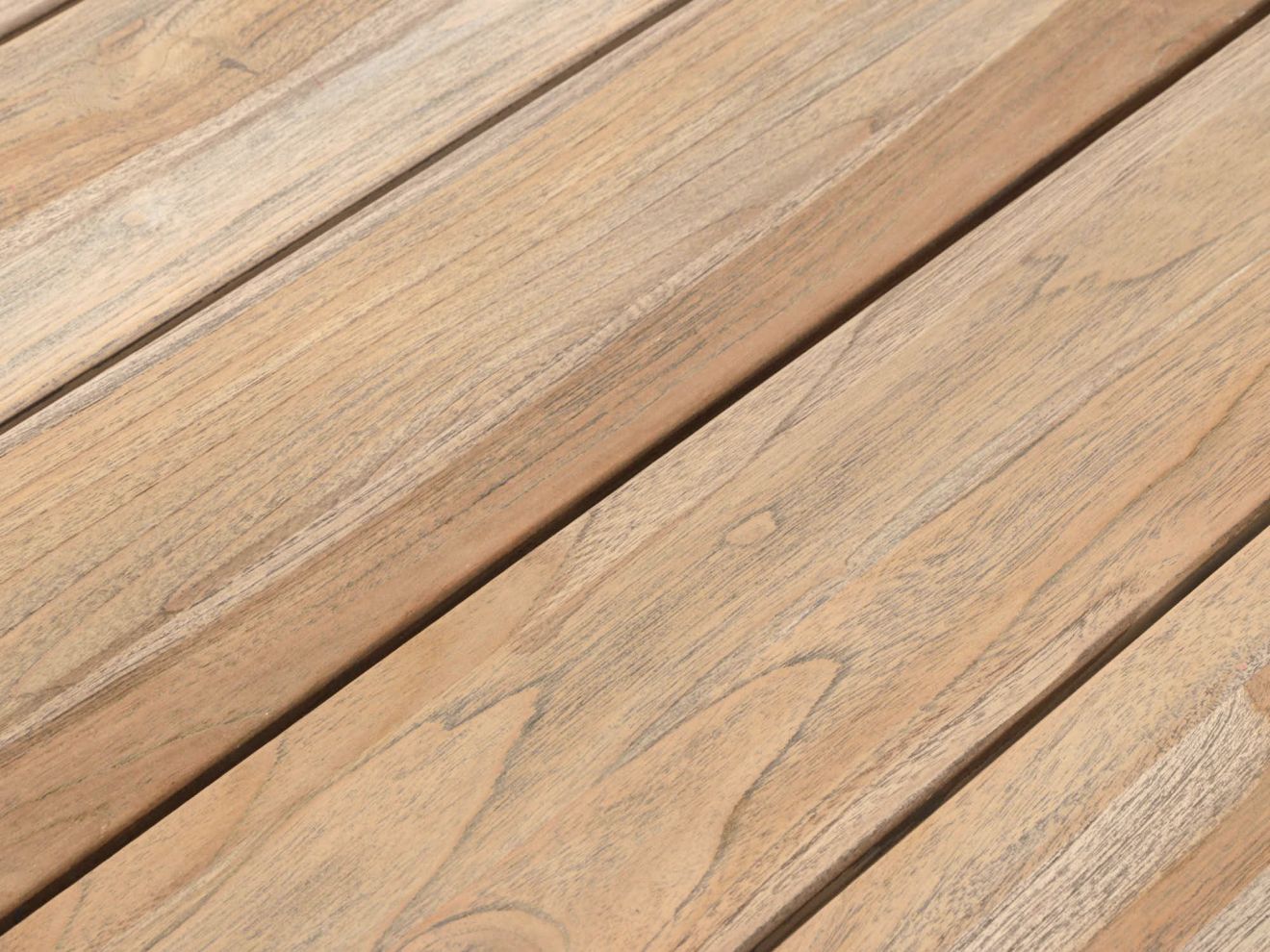 ROUGH-S/ROUGH-X 200 cm Gartenmöbel-Set 5-teilig stapelbar