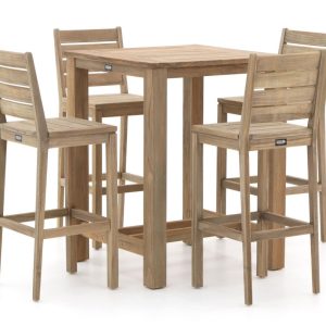 ROUGH-S/ROUGH-X 80 cm Gartenbar-Set 5-teilig
