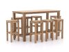 ROUGH-X 180 cm Gartenbar-Set 9-teilig
