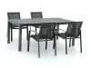 R&S Design Altea/Fidenza 183 cm Gartenmöbel-Set 5-teilig stapelbar