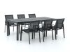 R&S Design Altea/Fidenza 220 cm Gartenmöbel-Set 7-teilig stapelbar
