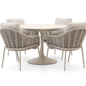 SUNS Casto/Nova ø 120 cm Gartenmöbel-Set 5-teilig