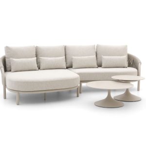 SUNS Feroli/Nova Chaiselongue Lounge-Set 4-teilig rechts