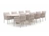 SUNS Fiave/Palermo 280 cm Low Dining Gartenmöbel-Set 9-teilig