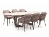 SUNS Nappa/Palermo 240 cm Gartenmöbel-Set 7-teilig