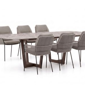 SUNS Punta/Palermo 240 cm Gartenmöbel-Set 7-teilig