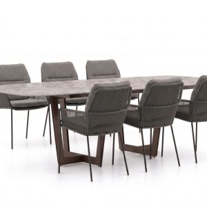 SUNS Punta/Palermo 240 cm Gartenmöbel-Set 7-teilig