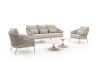 SUNS Santorini/Nova Sessel-Sofa Lounge-Set 5-teilig