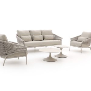 SUNS Santorini/Nova Sessel-Sofa Lounge-Set 5-teilig