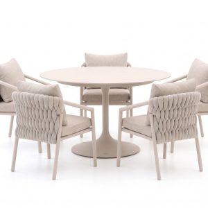 SUNS Sato/Nova ø 150 cm Gartenmöbel-Set 6-teilig