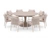 SUNS Sato/Nova ø 170 cm Gartenmöbel-Set 9-teilig