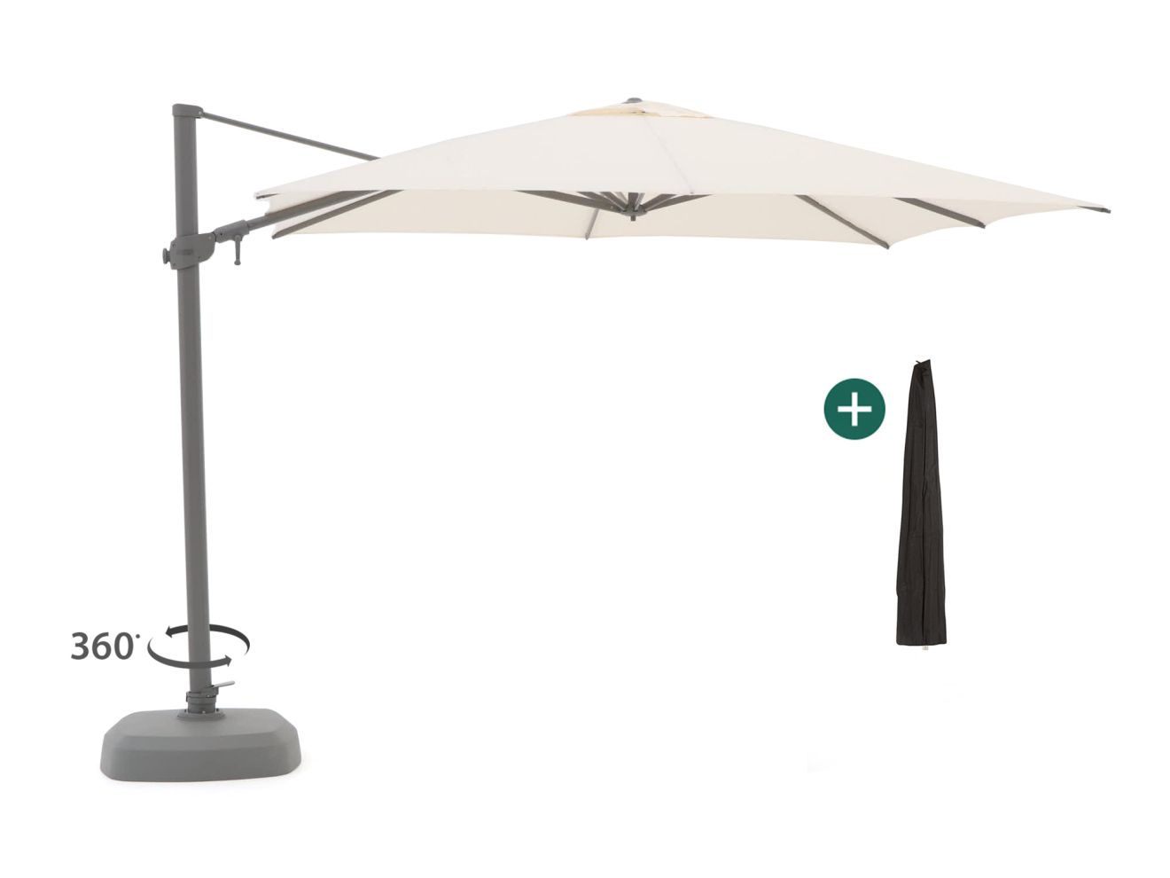 Shadowline Austin Ampelschirm 300x300 cm