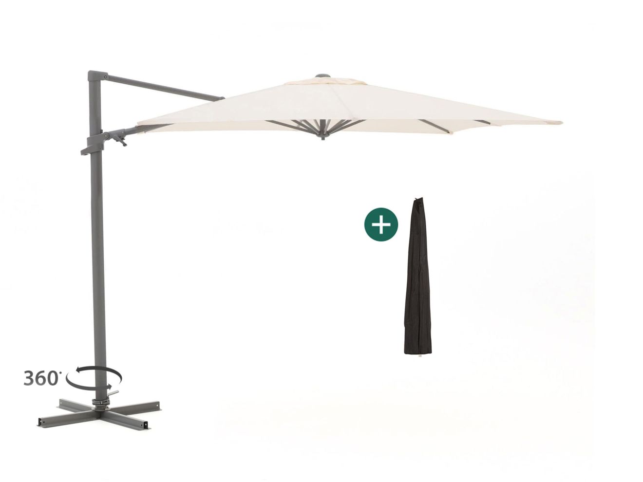 Shadowline Francisco Ampelschirm 260x260 cm