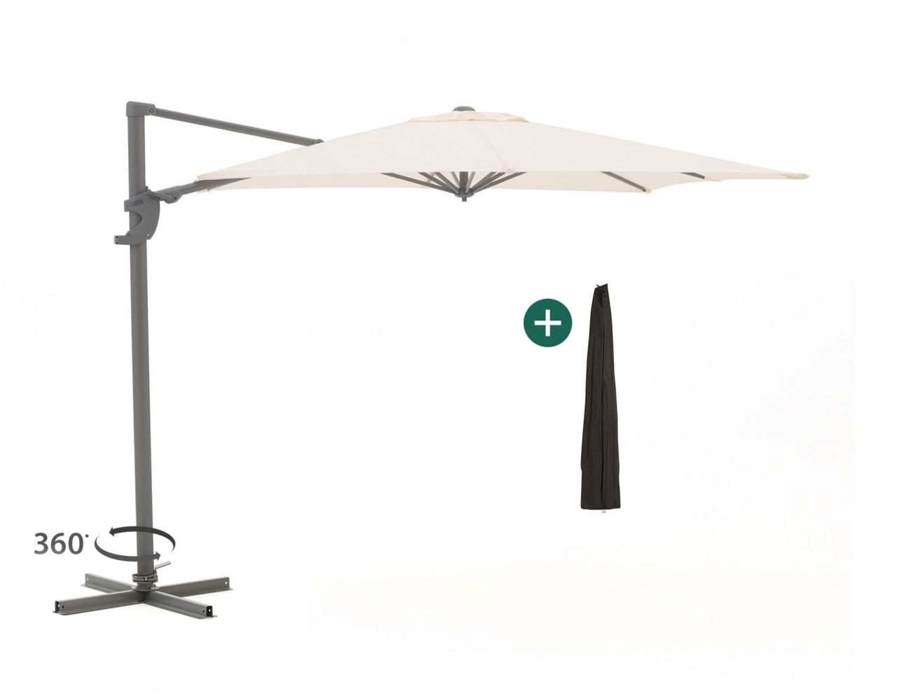 Shadowline Francisco Ampelschirm 260x260 cm