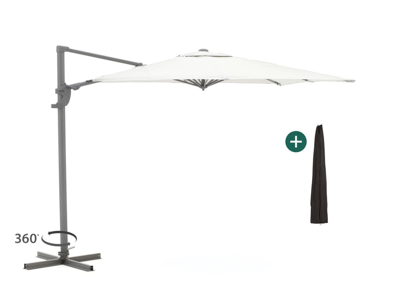 Shadowline Francisco Ampelschirm 260x260 cm