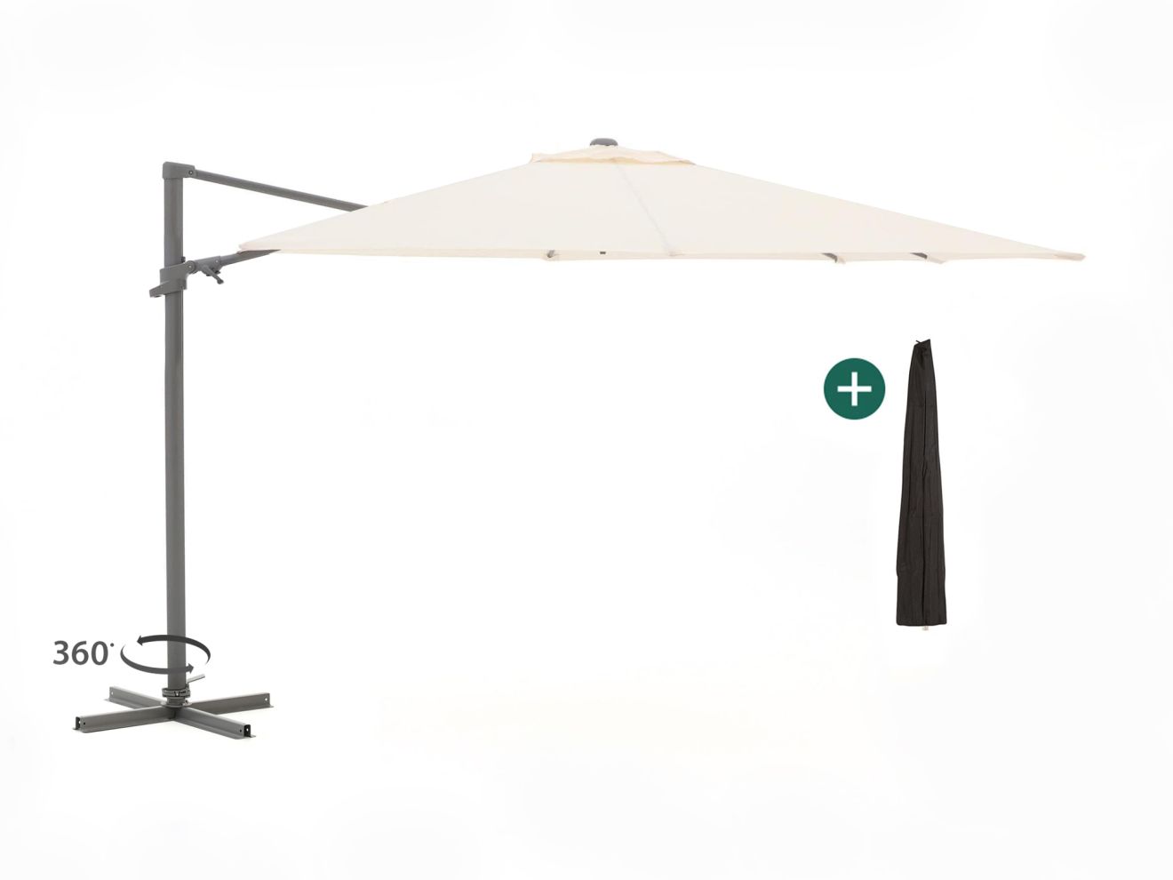 Shadowline Francisco Ampelschirm 300x300 cm
