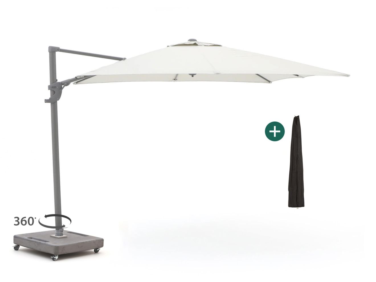 Shadowline Francisco Ampelschirm 300x300 cm