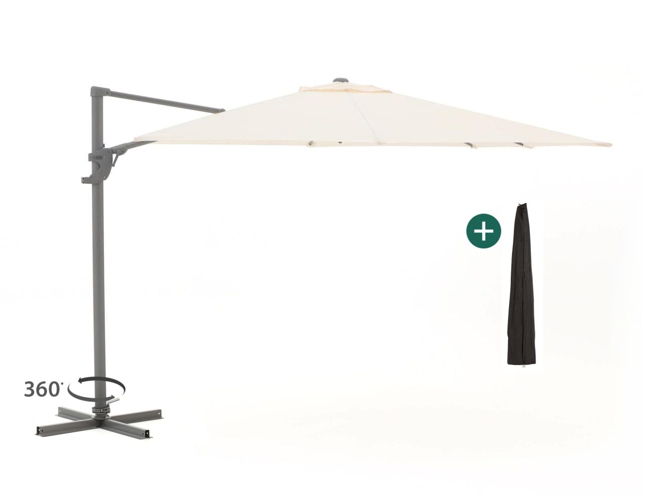 Shadowline Francisco Ampelschirm 300x300 cm