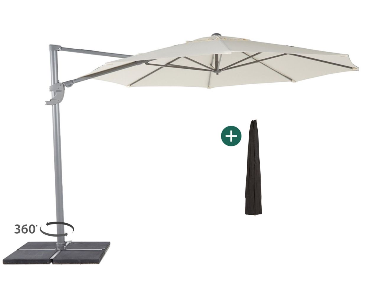 Shadowline Francisco Ampelschirm ø 330 cm