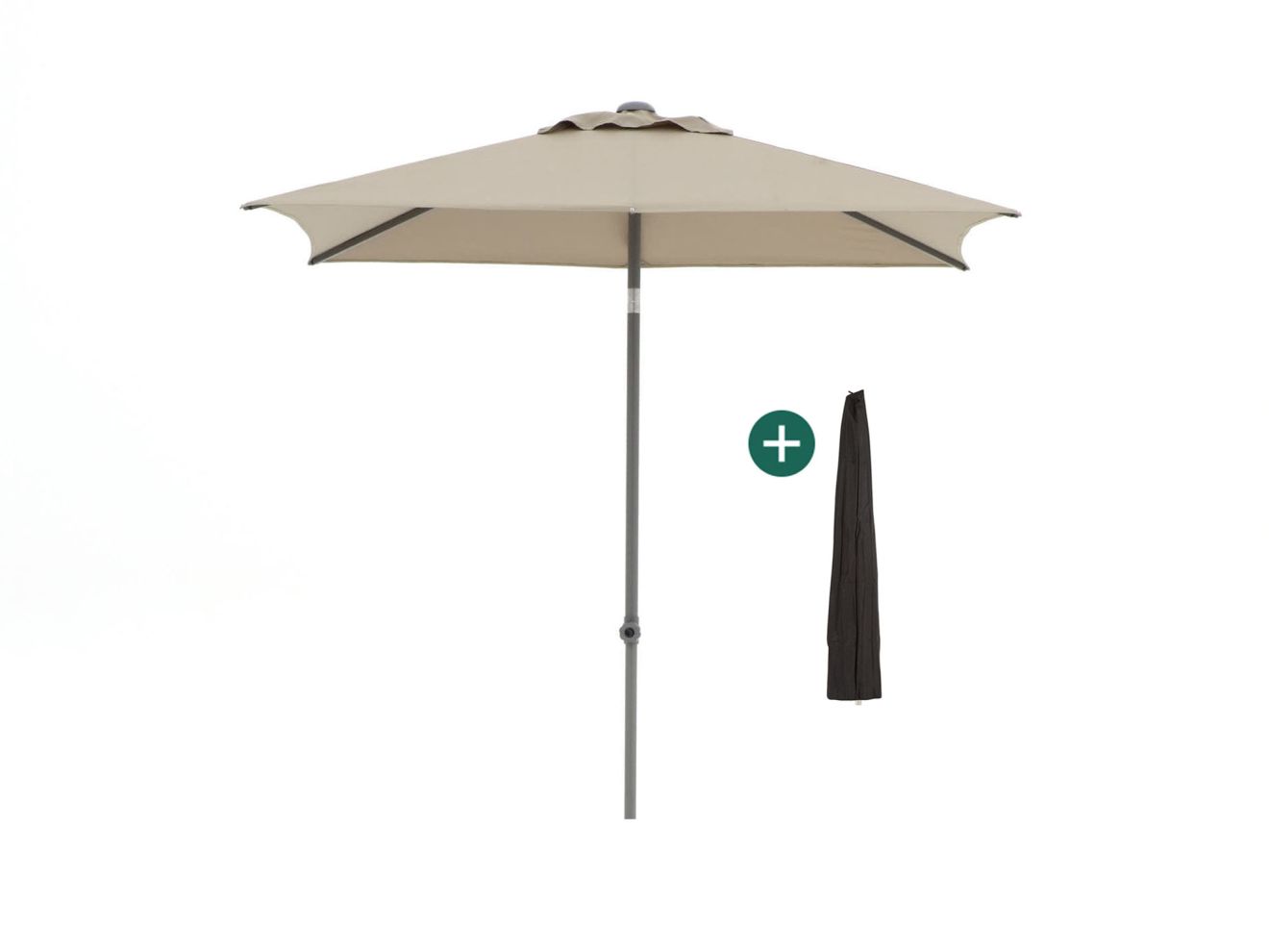 Shadowline Push-Up Sonnenschirm 210x150 cm