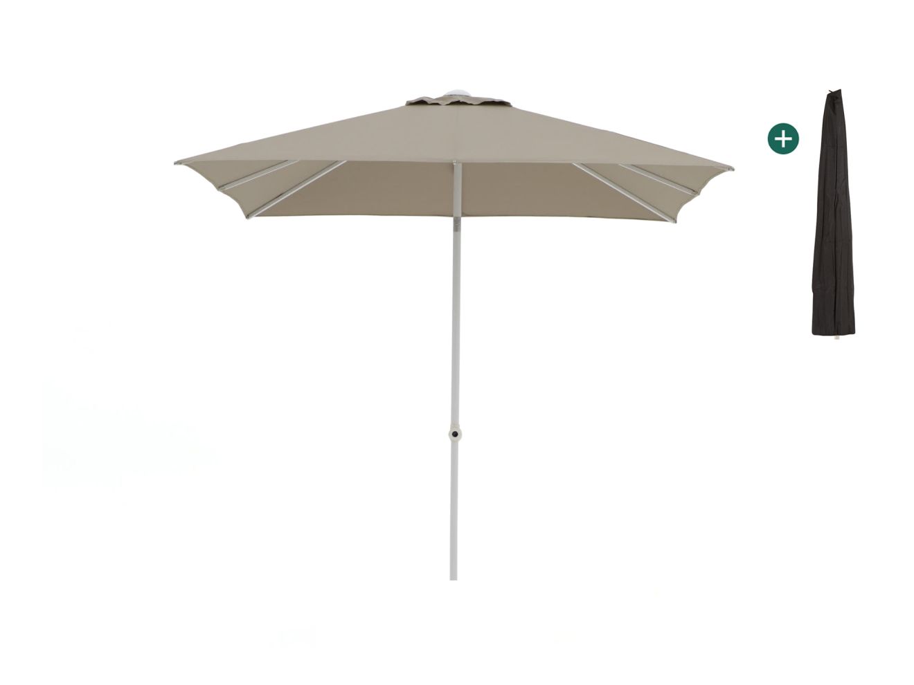 Shadowline Push-Up Sonnenschirm 240x240 cm