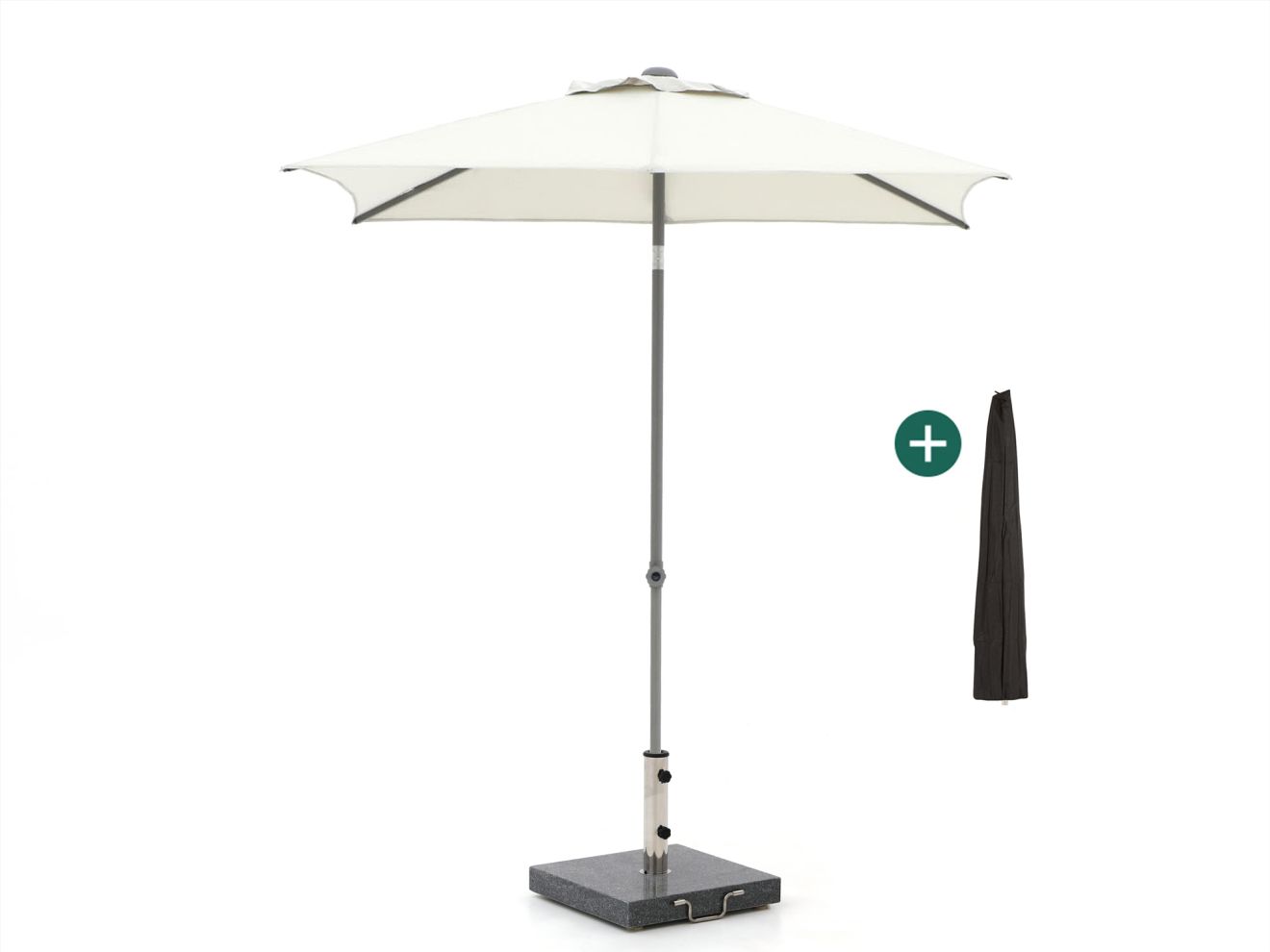 Shadowline Push-up Sonnenschirm 210x150 cm