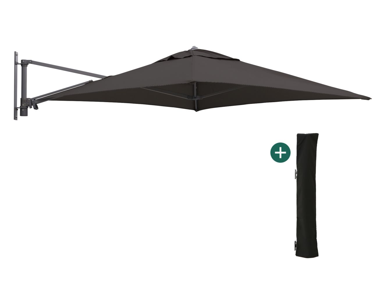 Shadowline Wandsonnenschirm 200x200 cm