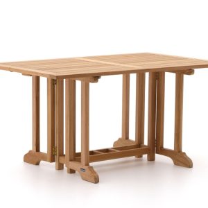 Sunyard Butterfly Teak Gartentisch klappbar 150x90x74 cm