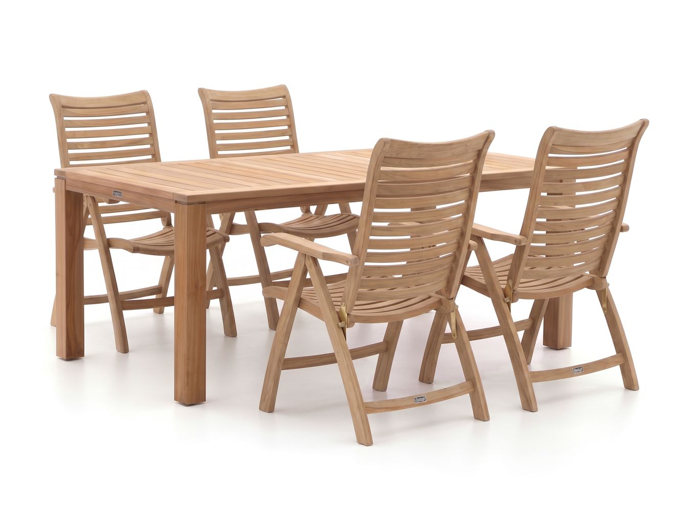 Sunyard Corby/Buxton 200 cm Gartenmöbel-Set 5-teilig verstellbar