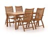 Sunyard Corby/Liverpool 160 cm Gartenmöbel-Set 5-teilig verstelbar
