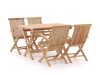 Sunyard Leeds/Preston 120 cm Gartenmöbel-Set 5-teilig