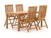 Sunyard Veronica/Liverpool 160 cm Gartenmöbel-Set 5-teilig verstelbar
