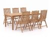 Sunyard Veronica/Liverpool 210 cm Gartenmöbel-Set 7-teilig verstellbar