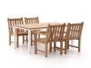 Sunyard Wales/Linosa 180 cm Gartenmöbel-Set 5-teilig