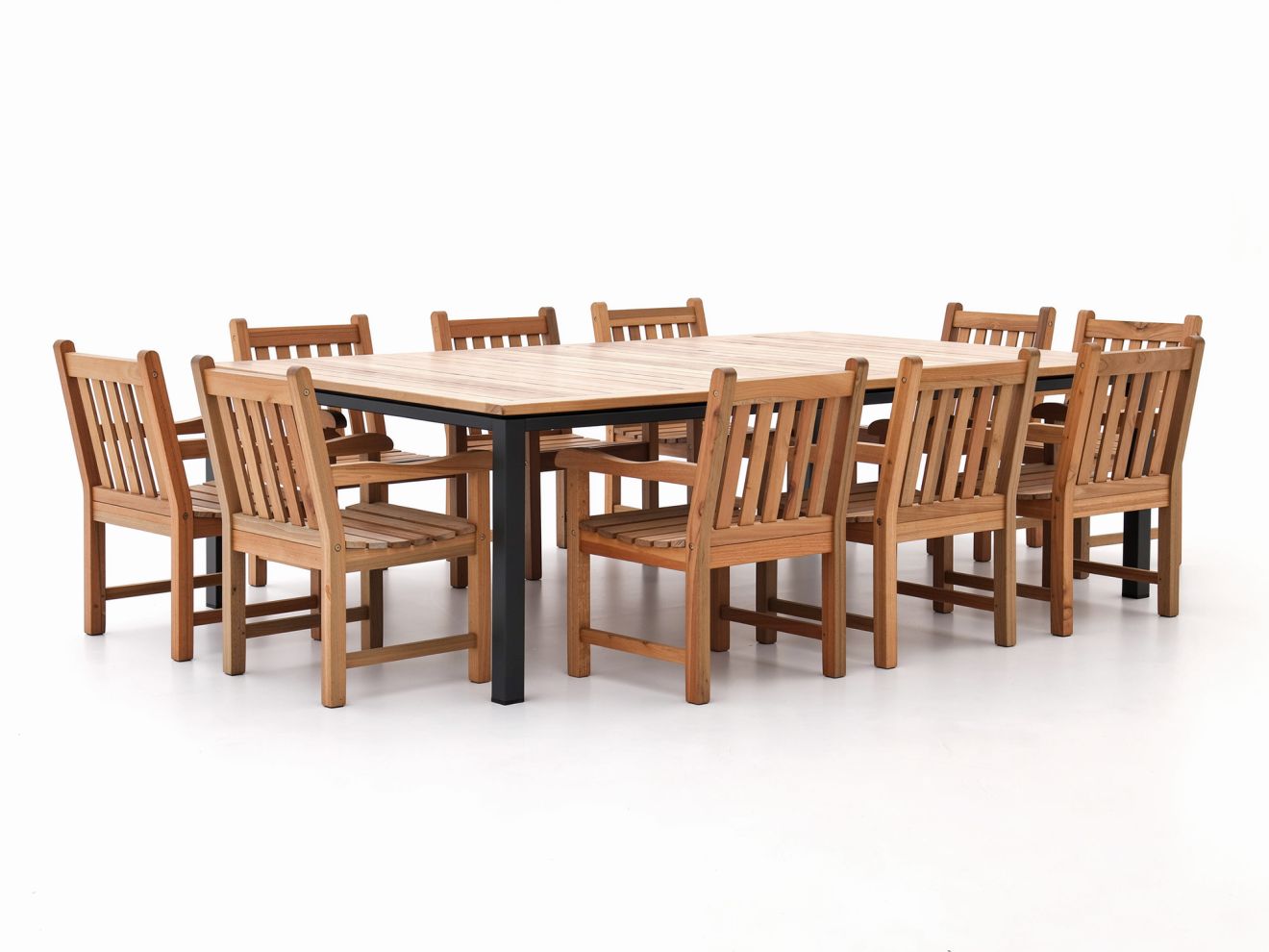 Sunyard Wales/Linosa 240x160 cm Gartenmöbel-Set 11-teilig